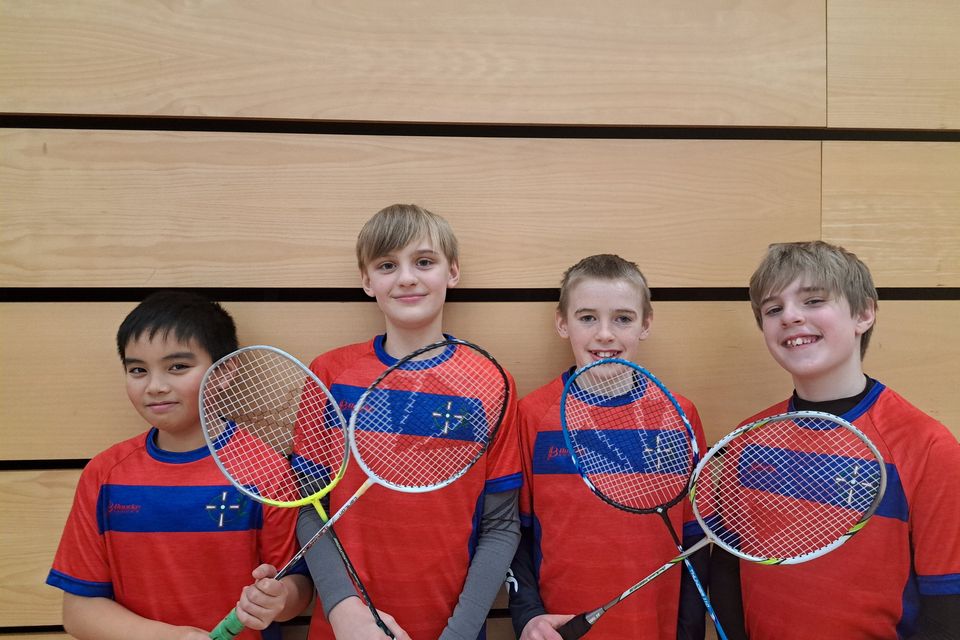 Members of Charleville Juvenile Badminton Club who represented their school, CBS Primary in the Munster Schools' Competition