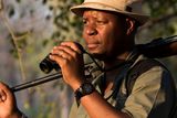 thumbnail: Beks Ndlovu, safari guide and founder of African Bush Camps. PA Photo/ABC.