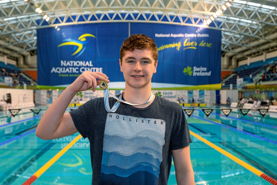 Conor Ferguson finished off his campaign at the World Junior Championships in Singapore with his fourth Irish record of the week