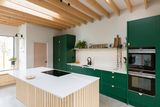 thumbnail: The bright-green kitchen at Lisa Hayes's renovated property in Dún Laoghaire