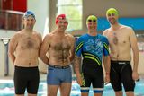 thumbnail: John Mannix, Brendan O'Brien, Dainius Puotkalis and Oran Kane taking part in the Killarney Triathlon Club fundraiser in aid of Kerry Stars Special Olympics Club in the Killarney Sports and Leisure Centre on Saturday. Photo by Tatyana McGough.