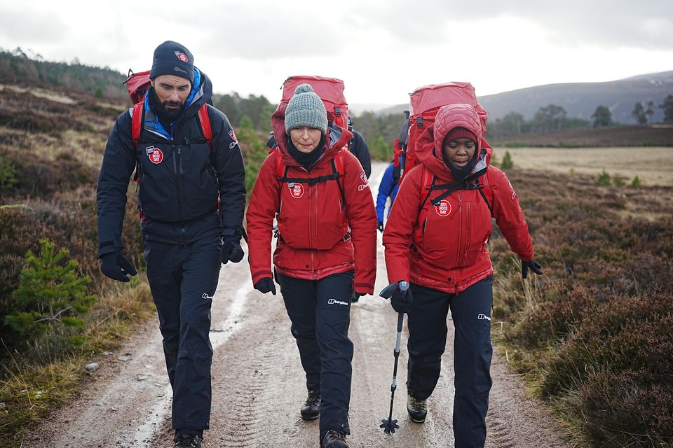 Emma Willis, Rylan Clark and Oti Mabuse’s Red Nose Day trek halted by ...