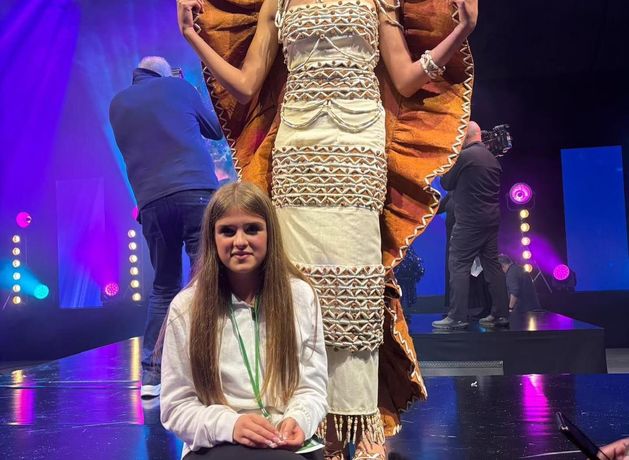 Wexford students to represent Ireland in Junk Kouture World Final with Ugandan Mutaba tree dress