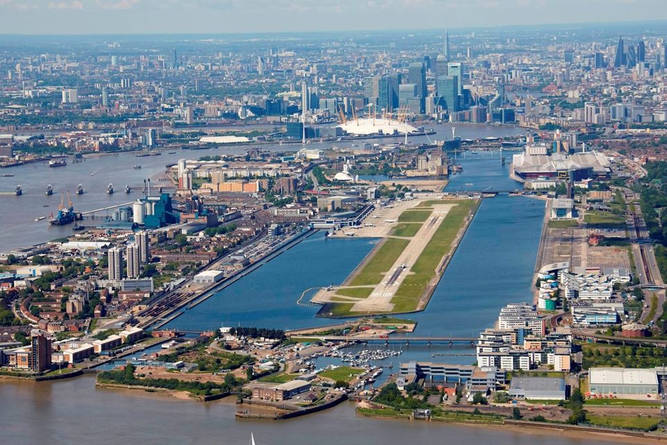 London City Airport: One of the world's most scenic approaches. Photo: Andrew Holt