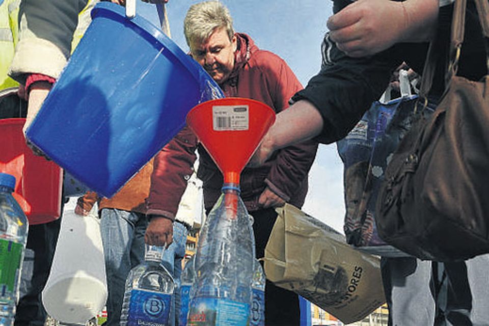 It is estimated that more than 50,000 people in Cork city will be without drinking or running water for at least a week