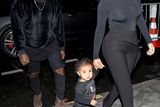 thumbnail: Kim, Kanye and North West in Paris