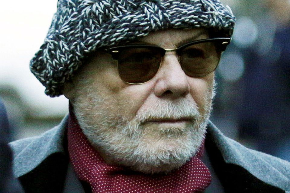 Former pop star Gary Glitter has taken to the witness box to give evidence in his trial for a string of historic sex offences against young girls. Credit: Nick Ansell/PA Wire