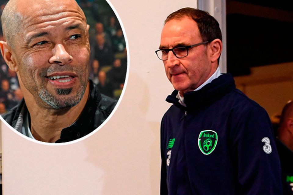 Martin O'Neill and (inset) Paul McGrath