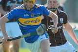 thumbnail: 3 April 2011; Pa Bourke, Tipperary, in action against Niall Donoghue, Galway. Allianz Hurling League Division 1 Round 6, Galway v Tipperary