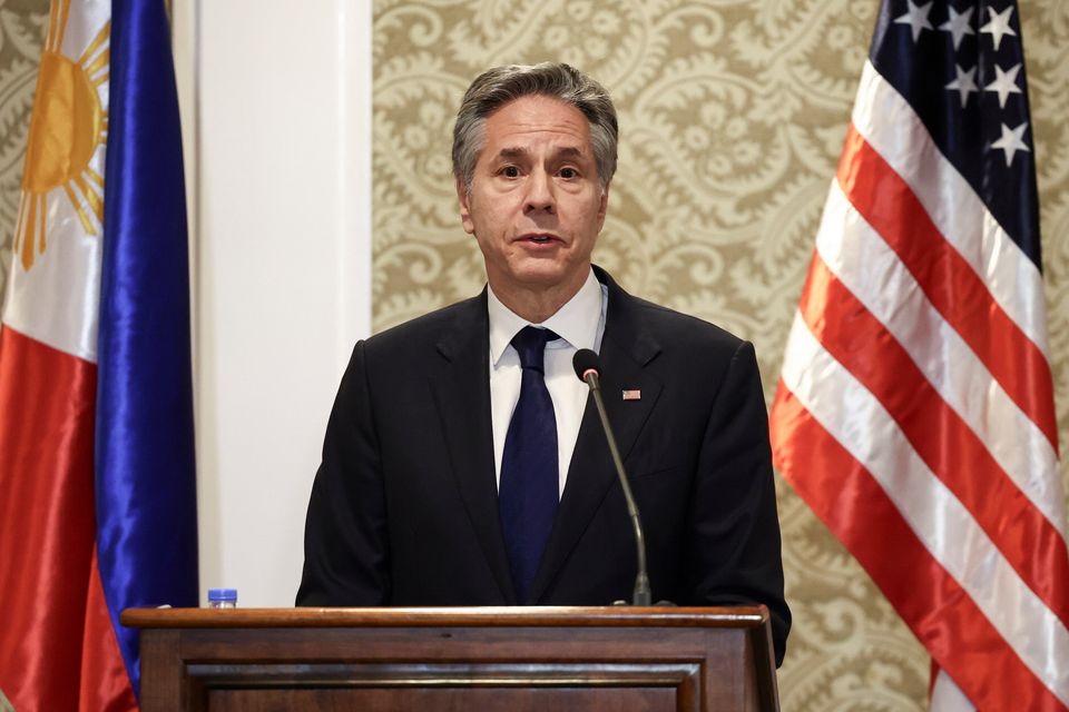 US secretary of state Antony Blinken, who has made clear Washington does not seek any escalation in hostilities with Iran, but that it would continue to defend Israel. Photo: Getty