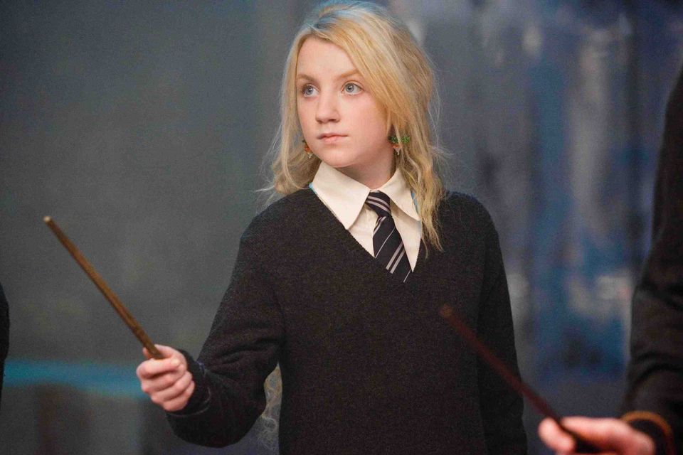 Evanna Lynch as Luna in Harry Potter