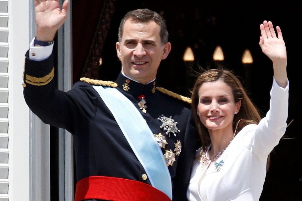 El rey Felipe VI y la reina Letizia de España.