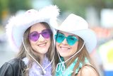 thumbnail: 22/06/2022 Harry Styles fans Elsa Park and Naeve Pountney outside the Aviva Stadium Dublin as they get geared up for his sold-out show.It's the first concert back at the Aviva since before Covid-19 struck - and 65,000 excited fans are set to packout the stadium for the mega gig.Pic Stephen Collins / Collins Photos