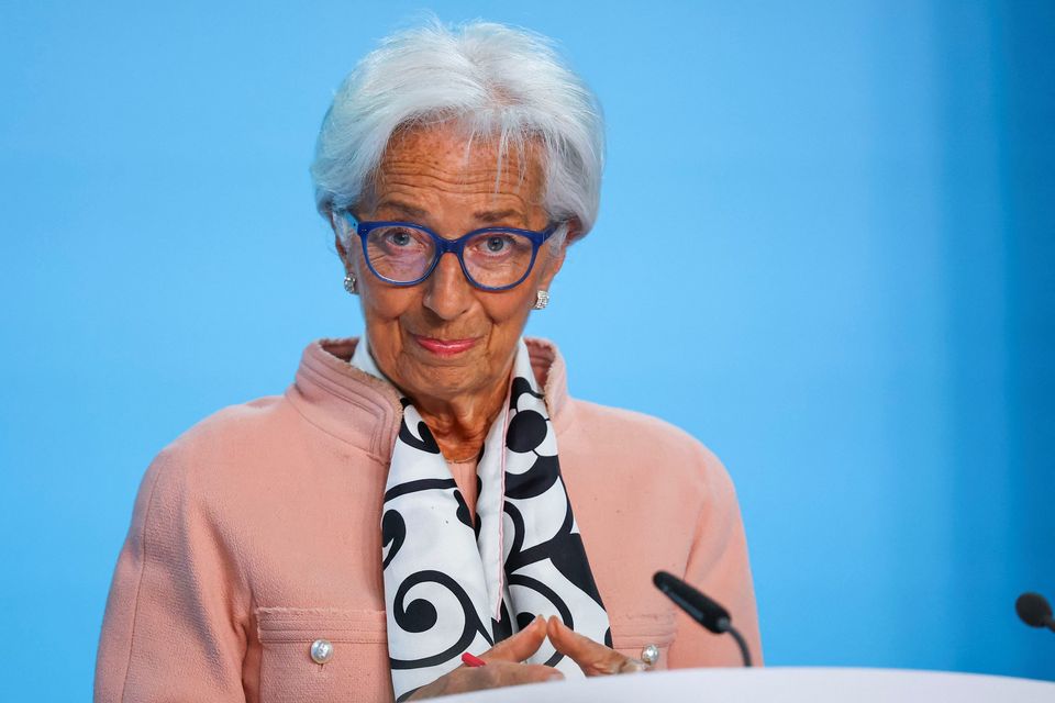 European Central Bank president Christine Lagarde. Photo: Reuters