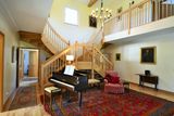 thumbnail: View of the balcony and piano in the reception hall