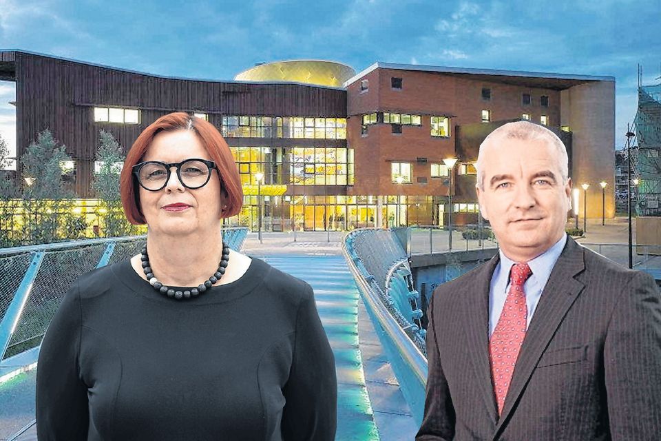 University of Limerick president Kerstin Mey and chief commercial officer Andrew Flaherty