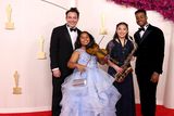 thumbnail: Ben Proudfoot, Porche Brinker, Ismerai Calcaneo and Kris Bowers attend the 96th Annual Academy Awards on March 10, 2024 in Hollywood, California. (Photo by John Shearer/WireImage)