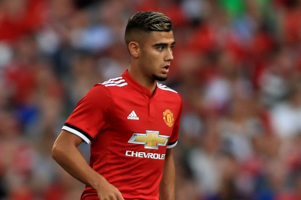Manchester United's Andreas Pereira has moved to Valencia on loan