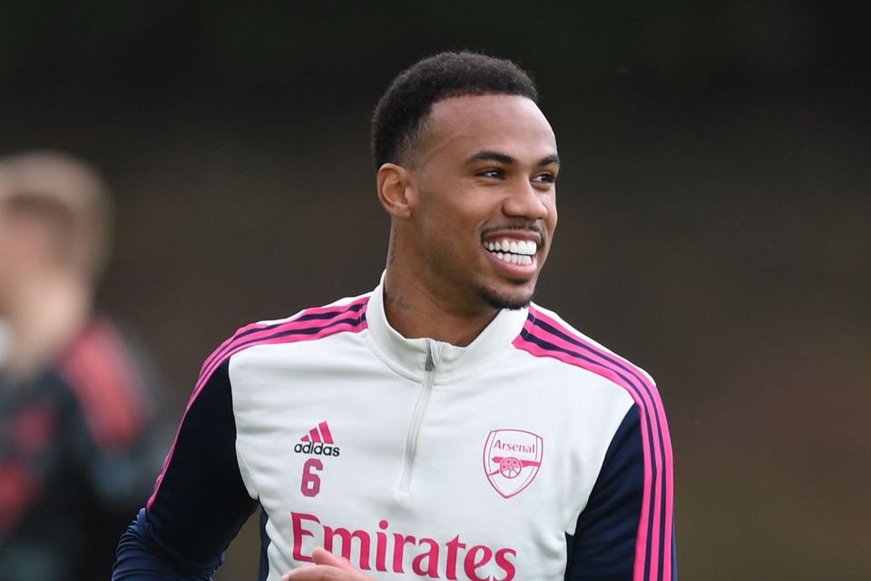 Arsenal and Brazilian defender Gabriel Magalhaes. Photo: Getty Images