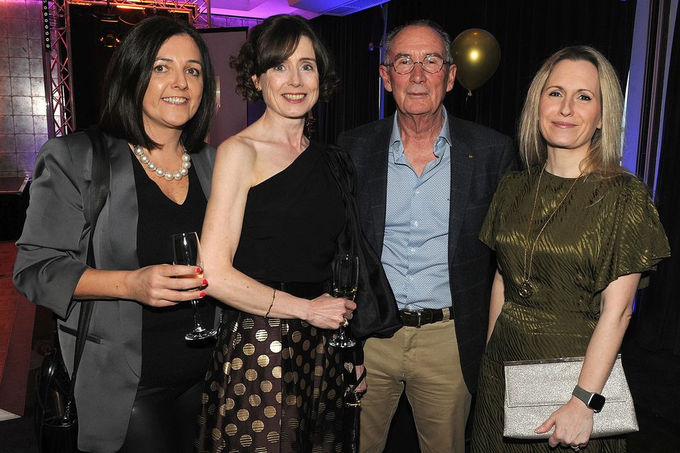 At the Joyces 80th anniversary celebrations in the Ferrycarrig Hotel were Barbara Drohan, Mary Whitley, David Whitley and Carina Knox. Pic: Jim Campbell