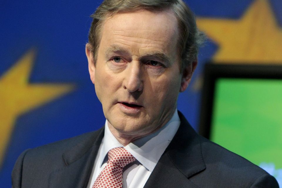 Enda cosies up to developers it's great we're all together Irish