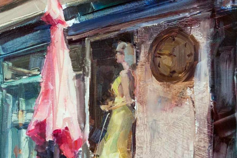 Kay s painting of Bunclody boutique wins Plein Air prize Irish