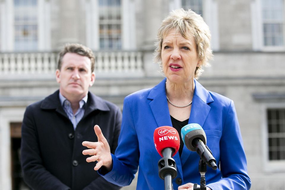 Labour TD Aodhán Ó Ríordáin TD and leader Ivana Bacik were among the party figures accused of objecting to housing. Photo: Gareth Chaney/ Collins Photos