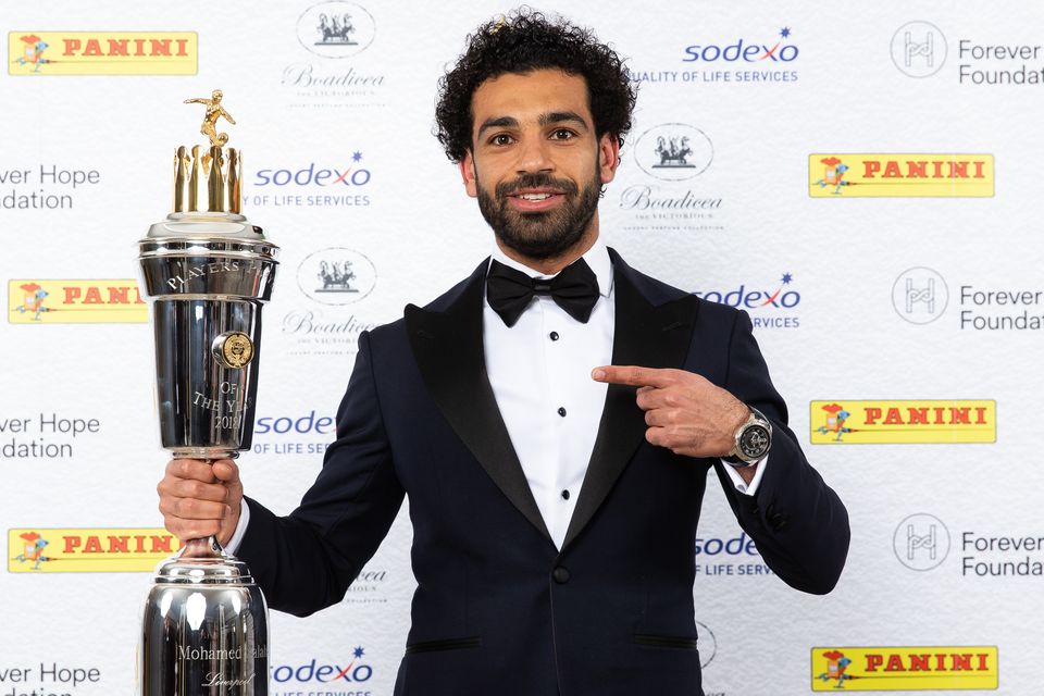 Mohamed Salah was voted the PFA Player Of The Year by his peers (Barrington Coombs/PA Images)