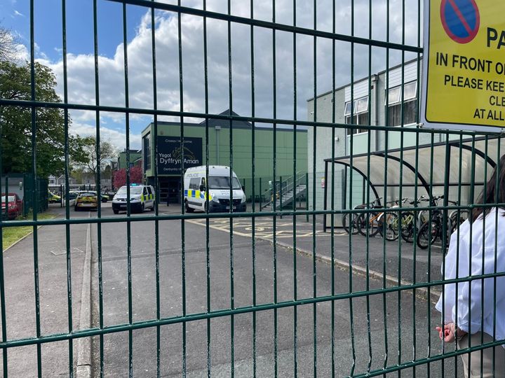 Teenage girl arrested for attempted murder after two teachers and a student stabbed in ‘horrifying& incident at Welsh school
