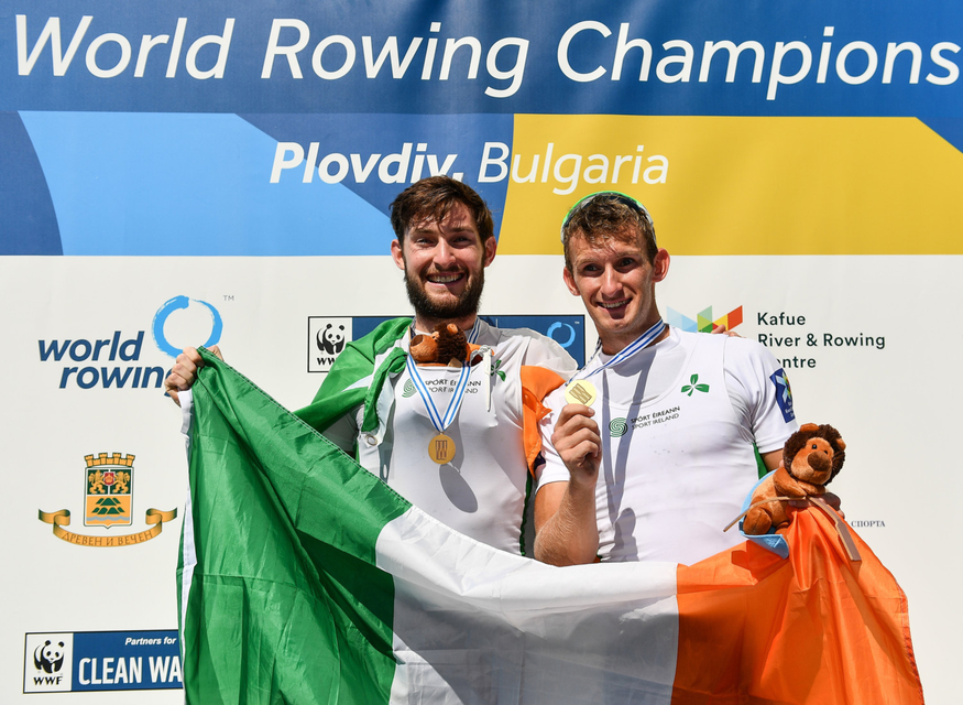 Rowers Paul and Gary O'Donovan