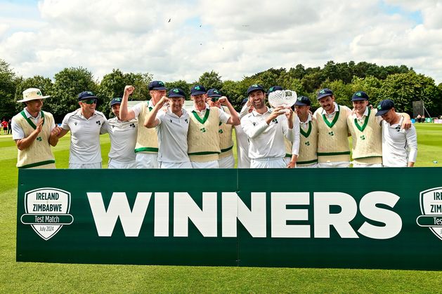 Andy McBrine takes plaudits as Ireland notch up comeback success against Zimbabwe for second-ever Test win