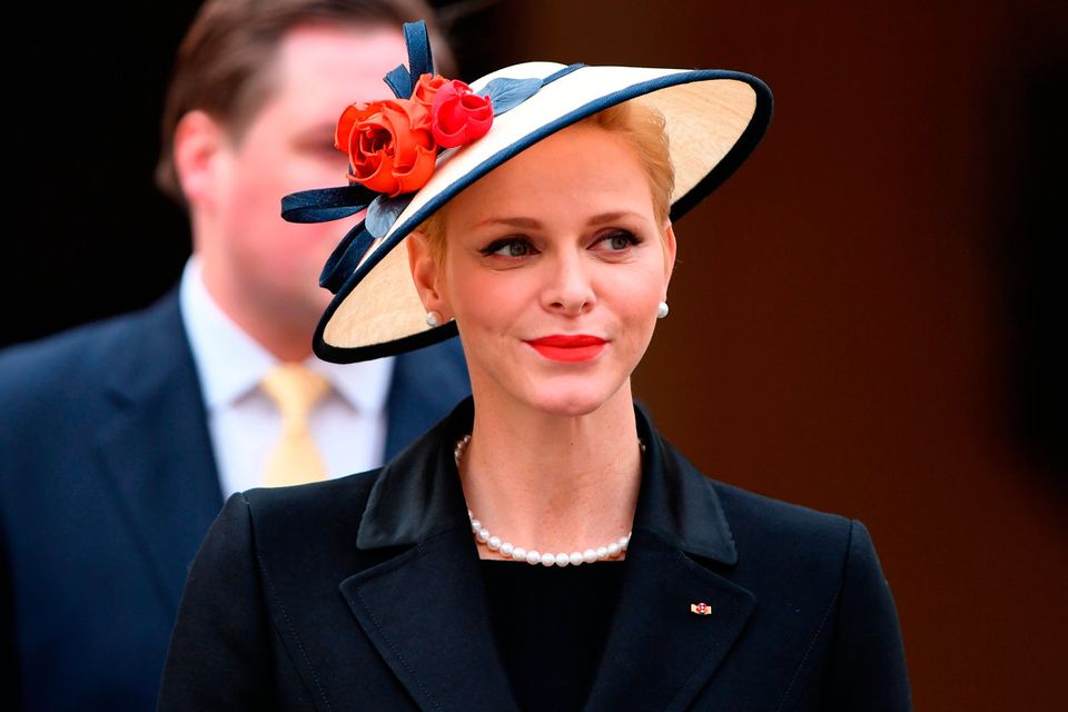 Princess Charlene of Monaco attends the Monaco National Day Celebrations in the Monaco Palace Courtyard on November 19, 2016 in Monaco, Monaco.  (Photo by Pascal Le Segretain/Getty Images)