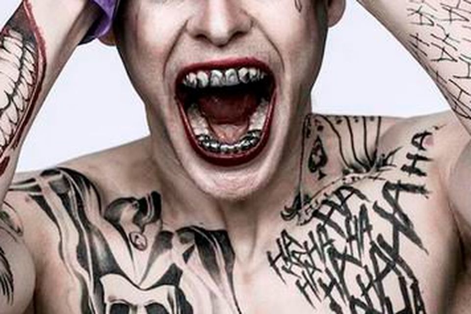 Jared Leto as The Joker.  PIc David Ayer Twitter