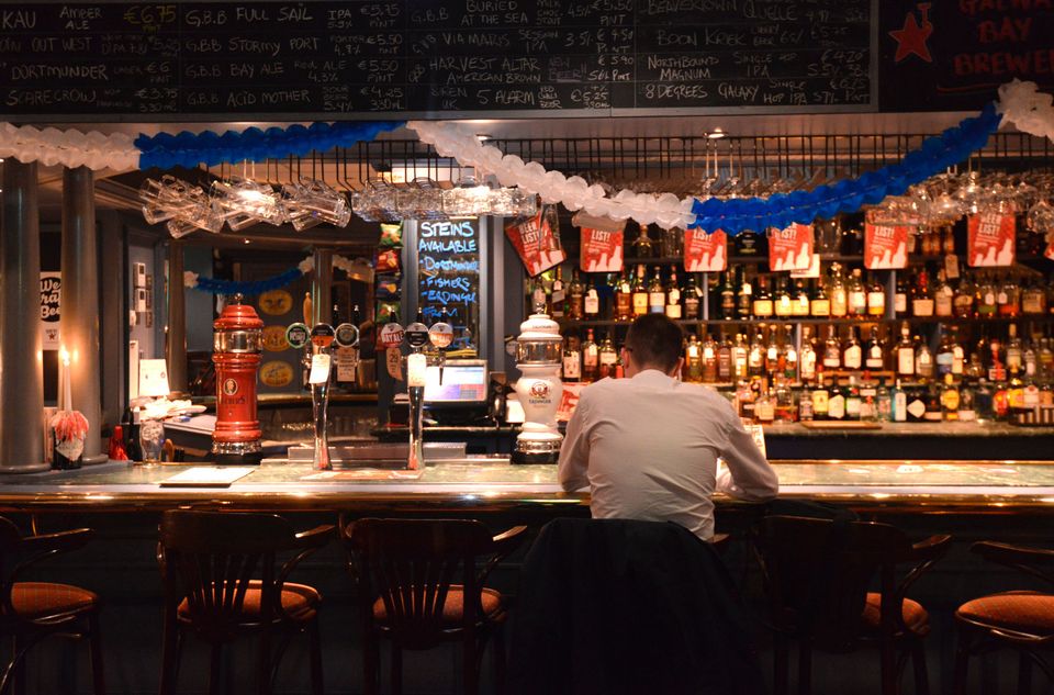 Alfie Byrne's bar, The Conrad, Dublin. Photo: Pól Ó Conghaile