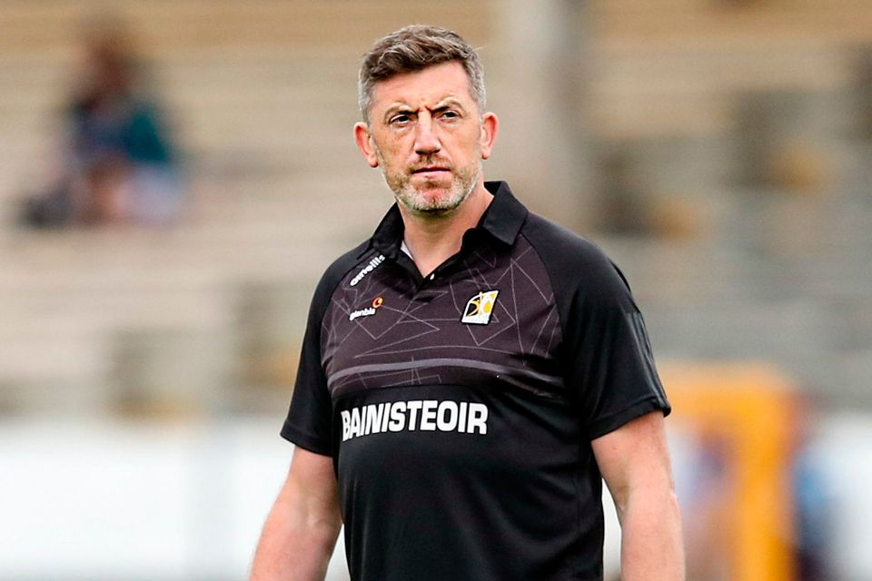 Kilkenny manager Derek Lyng wants to see improvements from his side at Wexford Park this weekend. Photo: Michael P Ryan/Sportsfile