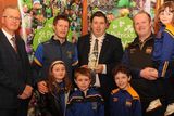 thumbnail: Spa GAA Club, winners of Best Sports Club award, with PJ McGee, Daly's SuperValu, sponsor, and Cllr Niall Kelleher, Mayor of Killarney, at the St. Patrick's Festival Killarney parade prizegiving function in The International Hotel on Tuesday night. Picture: Eamonn Keogh