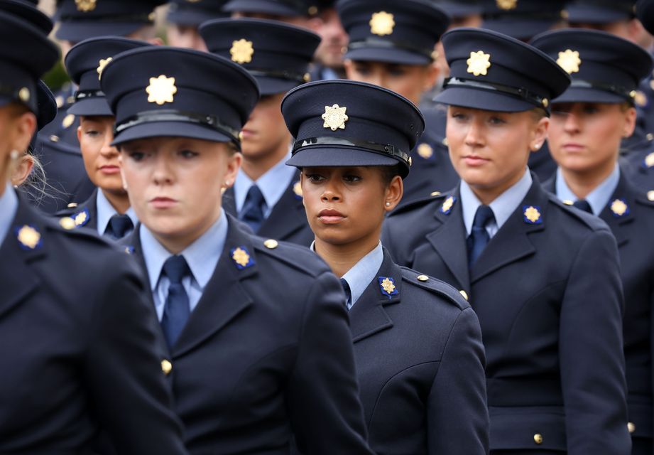 Newly attested Gardai on parade pictured on Friday at the Graduation Ceremony at the Garda College, Templemore. Picture Colin Keegan, Collins Dublin