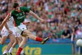 thumbnail: Alan Freeman scores the Mayo goal from the penalty spot.