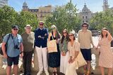 thumbnail: There I am, second from left, in the scorching historic centre of Valencia in the company of my media trip colleagues.