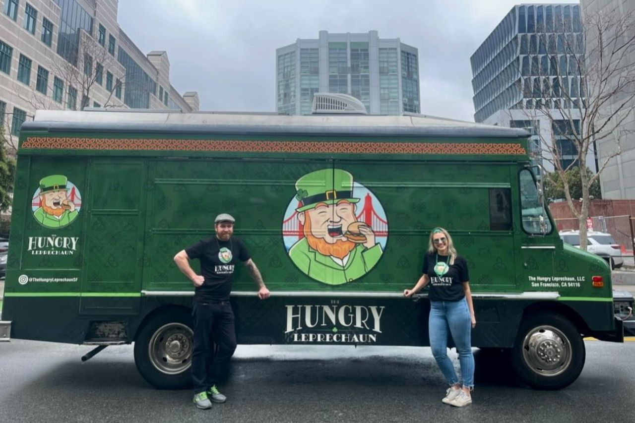 Hungry leprechaun food truck
