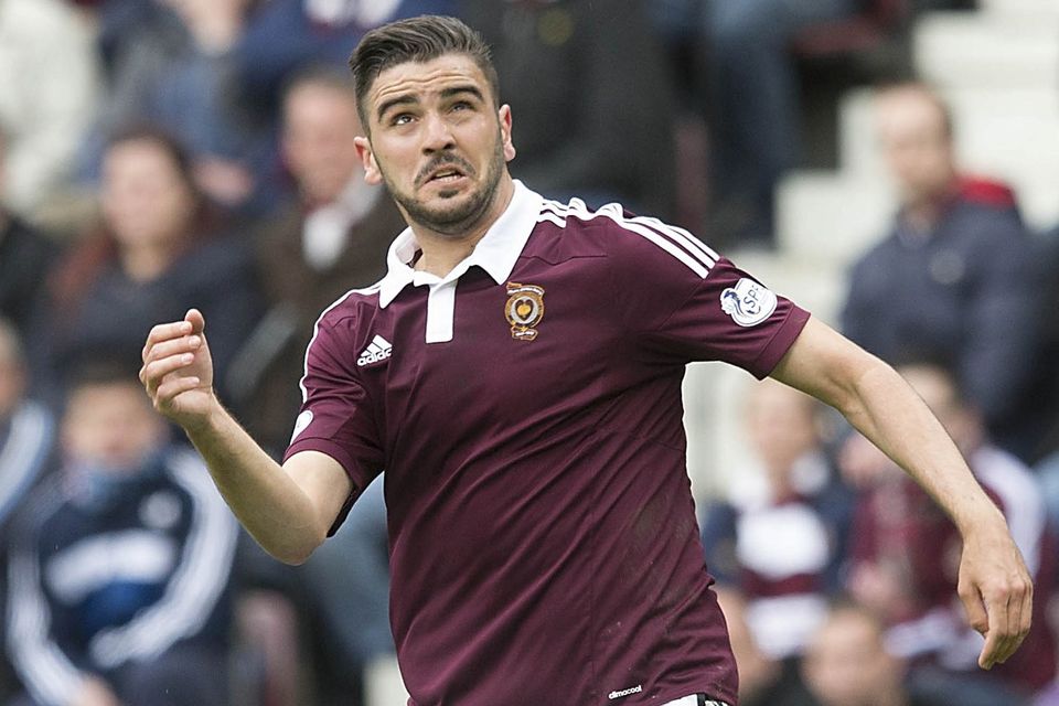 Alim Ozturk had an aborted comeback for Hearts
