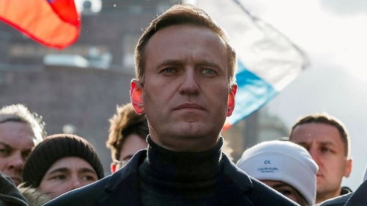 Alexei Navalny’s widow Yulia accuses Vladimir Putin of poisoning her husband with novichok and calls on West to target president’s circle