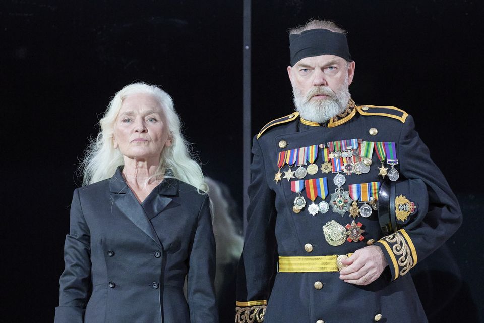 Olwen Fouéré and Hugo Weaving in The President. Photo: Ros Kavanagh