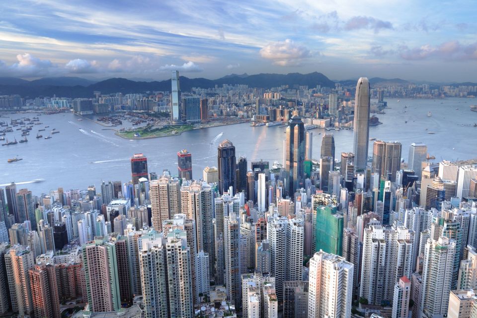 Hong Kong has a population of 7.4 million people. It also has some of the most expensive real estate in the world, coming in just behind New York.
