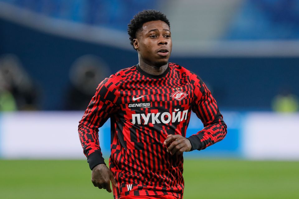 Quincy Promes had two stints with Spartak Moscow before being arrested in UAE.
