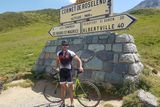 thumbnail: Wicklow sportsman Owen Shortt at the Cormet de Roselend mountain pass in the French Alps.