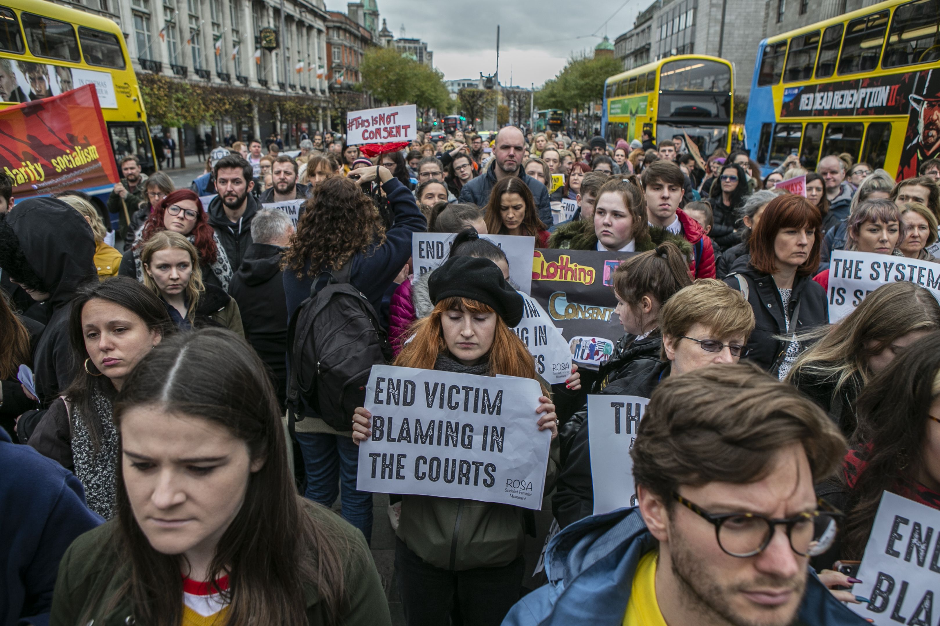 Protests erupt in Ireland after attorney says teen's thong implied