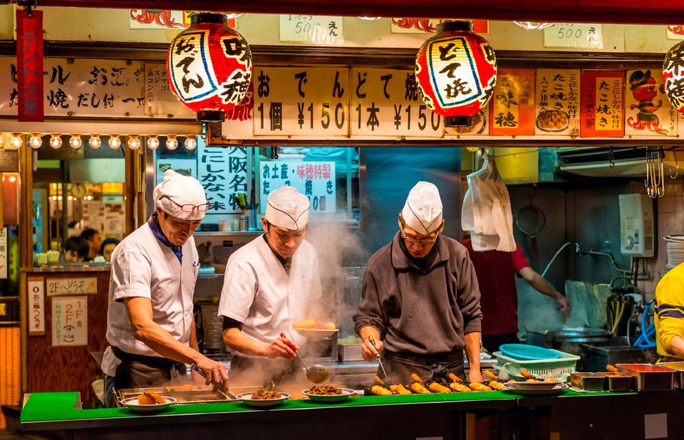 Street food in Japan