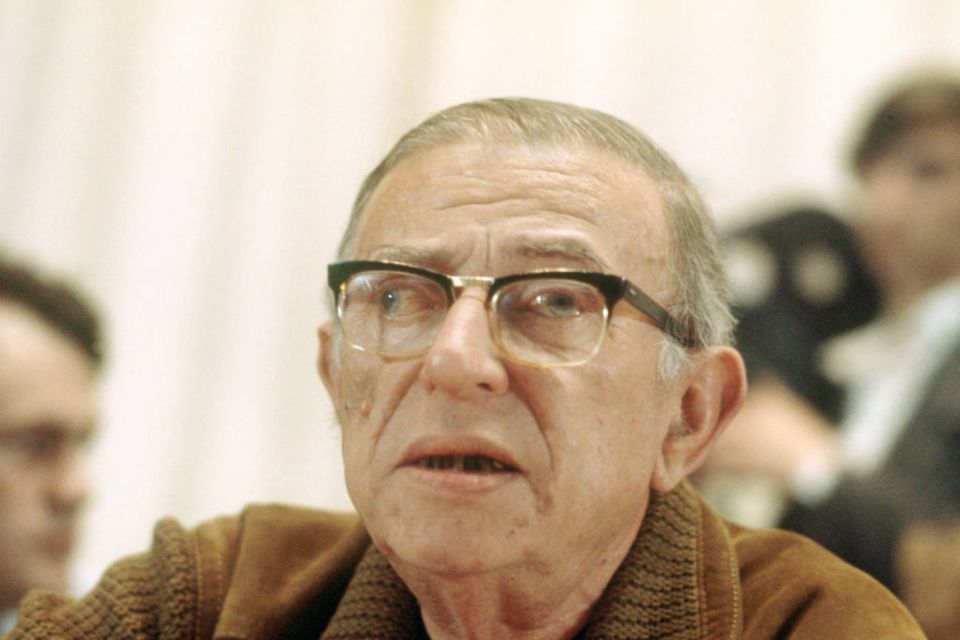 French author and philosopher Jean-Paul Sartre in 1970. Photo: Getty