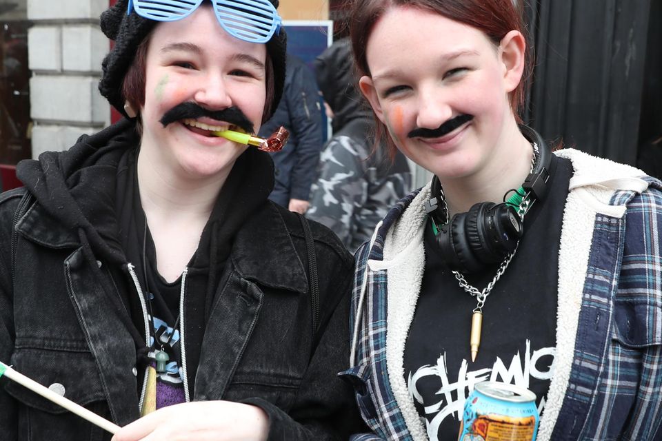 Milo Colgan and Emris Donnelly at the parade.